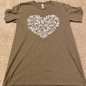 Bella Canvas Fall Heart Tee